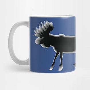 Optical Illusion Moose Mug